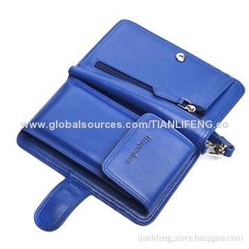 Women's multifunction mobile phone leather wallet